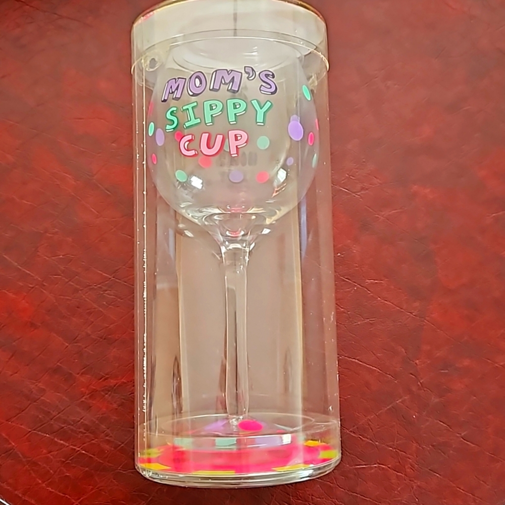 Minx Collectors Mom Wine Glass- Never Opened